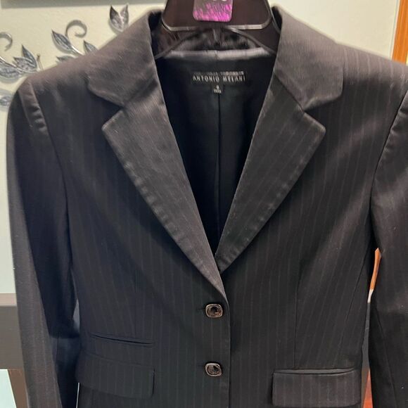 Like New Antonio Melani Black Women's Blazer Size 4 #MC005 - Picture 5 of 6